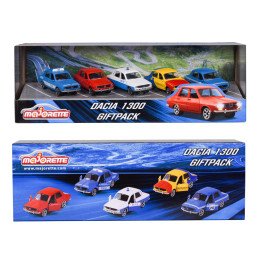 MAJORETTE SET 5 MASINUTE METALICE DACIA 1300 7.5CM | 1Buy.ro