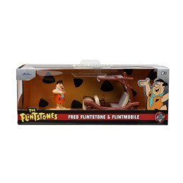 JADA SET MASINUTA METALICA FLINTMOBILUL SCARA 1:32 SI FIGURINA FRED FLINTSTONE | 1Buy.ro