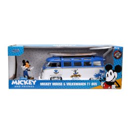 JADA MASINA DIN METAL VOLKSWAGEN T1 BUS SCARA 1 LA 24 SI FIGURINA MICKEY MOUSE | 1Buy.ro