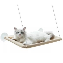 Hamac Elegant pentru pisica cu montaj pe geam, 55 x 32 cm | MARKETPLACE SHOPPING CENTER