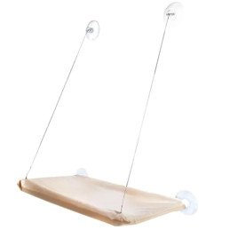 Hamac Elegant pentru pisica cu montaj pe geam, 55 x 32 cm | MARKETPLACE SHOPPING CENTER
