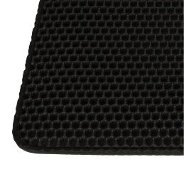 Covoras impermeabil pentru litiera pisici, dimensiune 40 x 60 cm, dublu strat, culoare Neagra | MARKETPLACE SHOPPING CENTER