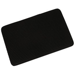 Covoras impermeabil pentru litiera pisici, dimensiune 40 x 60 cm, dublu strat, culoare Neagra | MARKETPLACE SHOPPING CENTER