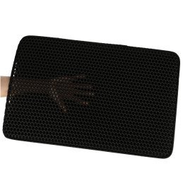 Covoras impermeabil pentru litiera pisici, dimensiune 40 x 60 cm, dublu strat, culoare Neagra | MARKETPLACE SHOPPING CENTER