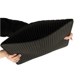 Covoras impermeabil pentru litiera pisici, dimensiune 40 x 60 cm, dublu strat, culoare Neagra | MARKETPLACE SHOPPING CENTER