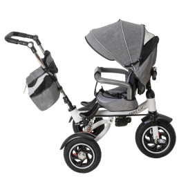 Tricicleta si Carucior pentru copii Premium TRIKE FIX V3 culoare Gri | MARKETPLACE SHOPPING CENTER