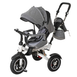 Tricicleta si Carucior pentru copii Premium TRIKE FIX V3 culoare Gri | MARKETPLACE SHOPPING CENTER