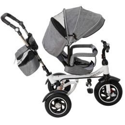 Tricicleta si Carucior pentru copii Premium TRIKE FIX V3 culoare Gri | MARKETPLACE SHOPPING CENTER