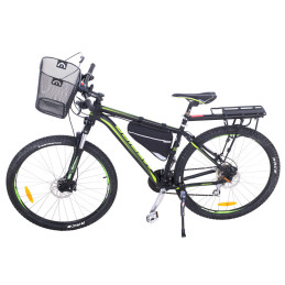 Cos metalic pentru bicicleta cu maner, demontabil, conceput pentru a fi montat in partea din fata | MARKETPLACE SHOPPING CENTER