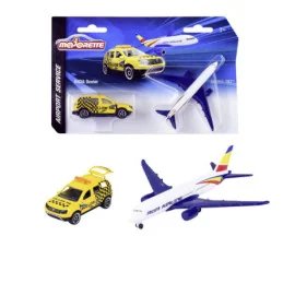 MAJORETTE SET MASINUTA DACIA DUSTER SI AVION BOEING 787 | 1Buy.ro