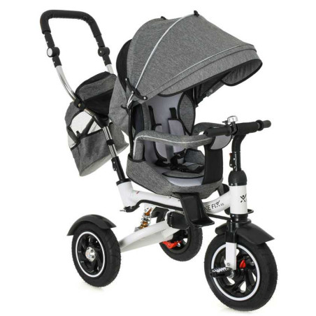 Tricicleta si Carucior pentru copii Premium TRIKE FIX V3 culoare Gri | MARKETPLACE SHOPPING CENTER