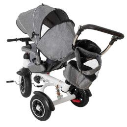 Tricicleta si Carucior pentru copii Premium TRIKE FIX V3 culoare Gri | MARKETPLACE SHOPPING CENTER