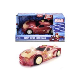 JADA MARVEL MASINUTA LIGHT HERO IRON MAN CU SUNETE SI LUMINI SCARA 1:32 | 1Buy.ro