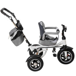 Tricicleta si Carucior pentru copii Premium TRIKE FIX V3 culoare Gri | MARKETPLACE SHOPPING CENTER