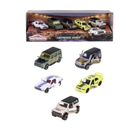 MAJORETTE CASTHEADS SERIES SET 5 MASINUTE SCARA 1:64 | MARKETPLACE SHOPPING CENTER