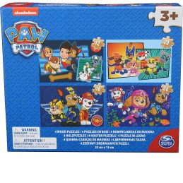 PATRULA CATELUSILOR PUZZLE 4IN1 DIN LEMN | 1Buy.ro