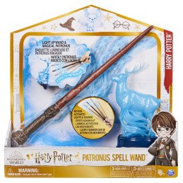HARRY POTTER WIZARDING WORLD PATRONUS SPELL WAND BAGHETA LUI HARRY 33CM | 1Buy.ro