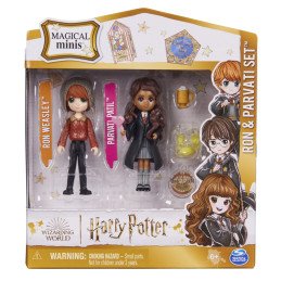 HARRY POTTER WIZARDING WORLD MAGICAL MINIS SET 2 FIGURINE RON SI PARVATI | 1Buy.ro