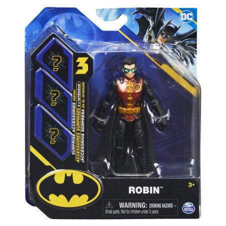 FIGURINA ROBIN ARTICULATA 10CM CU 3 ACCESORII SURPRIZA | MARKETPLACE SHOPPING CENTER