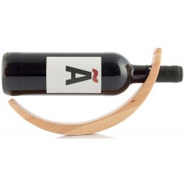 Suport din lemn pentru sticle de vin cu efect de plutire | MARKETPLACE SHOPPING CENTER