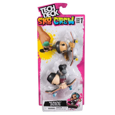 TECH DECH SK8 CREW PACHET 2 SETURI PLACA SI FIGURINA 9.6CM SAPCA NEAGRA SI CASCA NEAGRA | MARKETPLACE SHOPPING CENTER