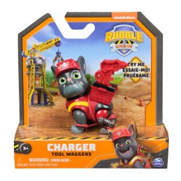 PATRULA CATELUSILOR RUBBLE AND CREW FIGURINA CHARGER 5CM | 1Buy.ro