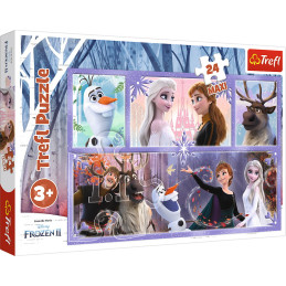 Puzzle Trefl 24 Maxi Frozen2 o Lume Magica | 1Buy.ro