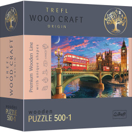 Puzzle Trefl din Lemn 500+1 Obictivele Turistice din Londra | 1Buy.ro