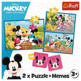 Puzzle Trefl 2In1 Memo Disney Eroii Disney | MARKETPLACE SHOPPING CENTER