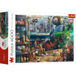 Puzzle Trefl 6000 Statia de Tren | 1Buy.ro