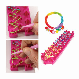 PLEXI FLEXI GHERGHEF PENTRU IMPLETIT CU 800 ELASTICE DIN CAUCIUC SI 15 ACCESORII | MARKETPLACE SHOPPING CENTER