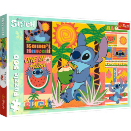 Puzzle Trefl 500 Disney Stitch in Vacanta ...