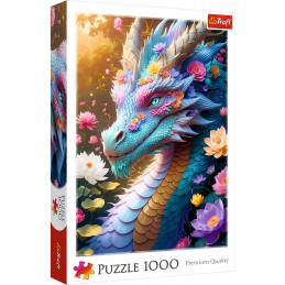 Puzzle Trefl 1000 Dragonul Colorat ...