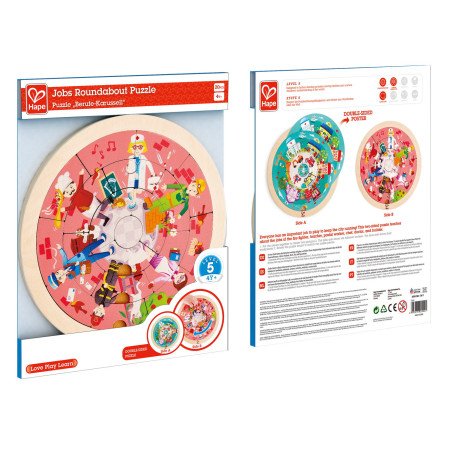 HAPE PUZZLE ROTUND CU 2 FETE | MARKETPLACE SHOPPING CENTER