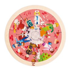 HAPE PUZZLE ROTUND CU 2 FETE | MARKETPLACE SHOPPING CENTER