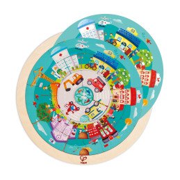 HAPE PUZZLE ROTUND CU 2 FETE | MARKETPLACE SHOPPING CENTER