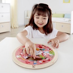 HAPE PUZZLE ROTUND CU 2 FETE | MARKETPLACE SHOPPING CENTER