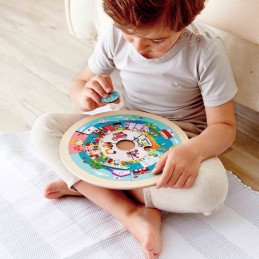 HAPE PUZZLE ROTUND CU 2 FETE | MARKETPLACE SHOPPING CENTER
