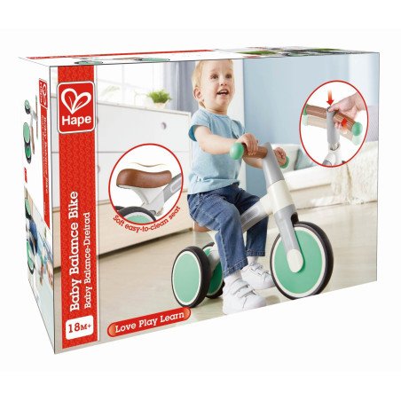 HAPE BICICLETA DE ECHILIBRU VERDE CU 3 ROTI | MARKETPLACE SHOPPING CENTER