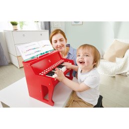 HAPE PIAN ELECTRONIC ROSU CU LUMINI | MARKETPLACE SHOPPING CENTER