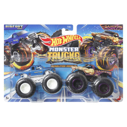 Hot Wheels Monster Truck Set 2 Masini Scara 1 la 64 Bigfoot si Samson ...