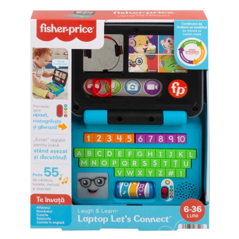 Fisher Price Laugh&Learn Laptop Interactiv in Limba Romana ...