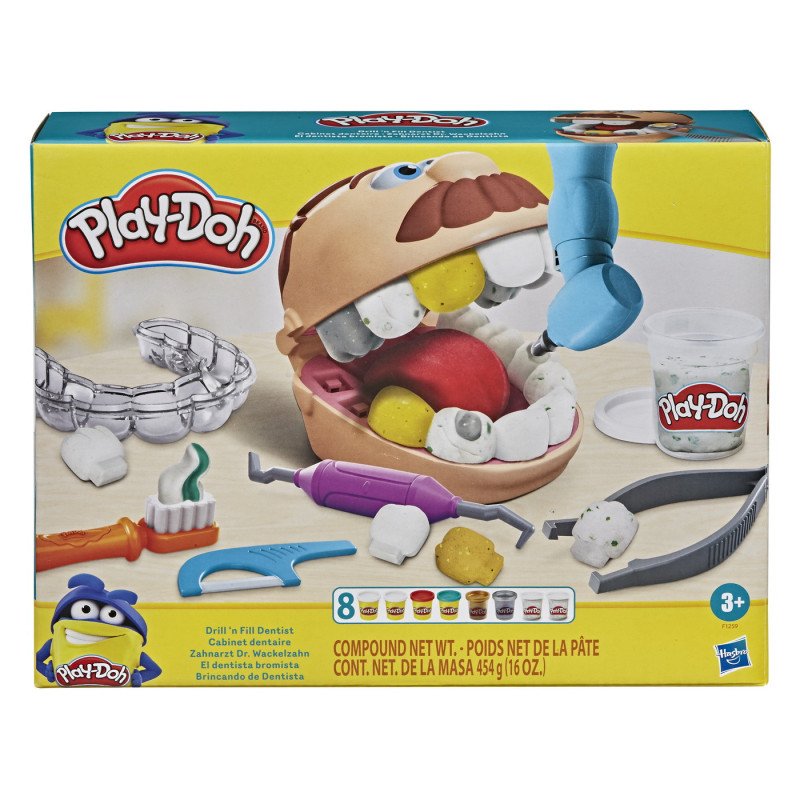PLAY-DOH SET DENTISTUL CU ACCESORII SI DINTI COLORATI | MARKETPLACE SHOPPING CENTER
