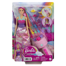Barbie Dreamtropia Papusa cu Aparat de Coafat ...