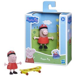 PEPPA PIG FIGURINA PRIETENII AMUZANTI PEPPA PIG CU SKATEBOARD 7CM | MARKETPLACE SHOPPING CENTER