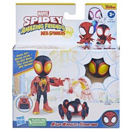 SPIDEY PRIETENII EXTRAORDINARI SET FIGURINA MILES MORALES SPIDER MAN 10CM SI ACCESORII | 1Buy.ro