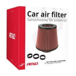  Filtru de Aer Conic Carbon cu 3 Adaptoare ...