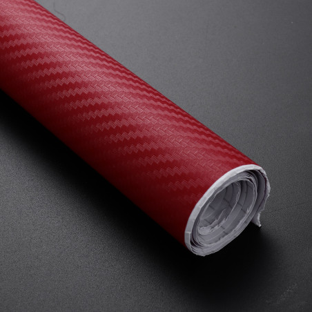 Folie Colantare Auto Carbon 3D - Rosu (3M X 1 ...