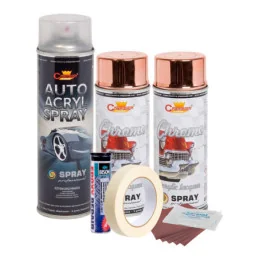 Kit Complet Reparatie si Vopsire Jante Culoare Cupru Metalic...