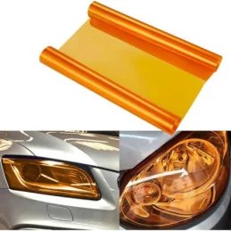 Folie Protectie Faruri / Stopuri Auto - Orange (Pret/M Liniar) - 034...